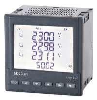LUMEL LED Digital 3-Phase Power Network Analyzer 1-ph3-ph, LCD Display, LCD Inp.1/5A,3X57..400V,  IP65 with RS-485 ND20LITE