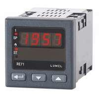 LUMEL Temperature Controller PID, 1 Output, Programmable input  RE71