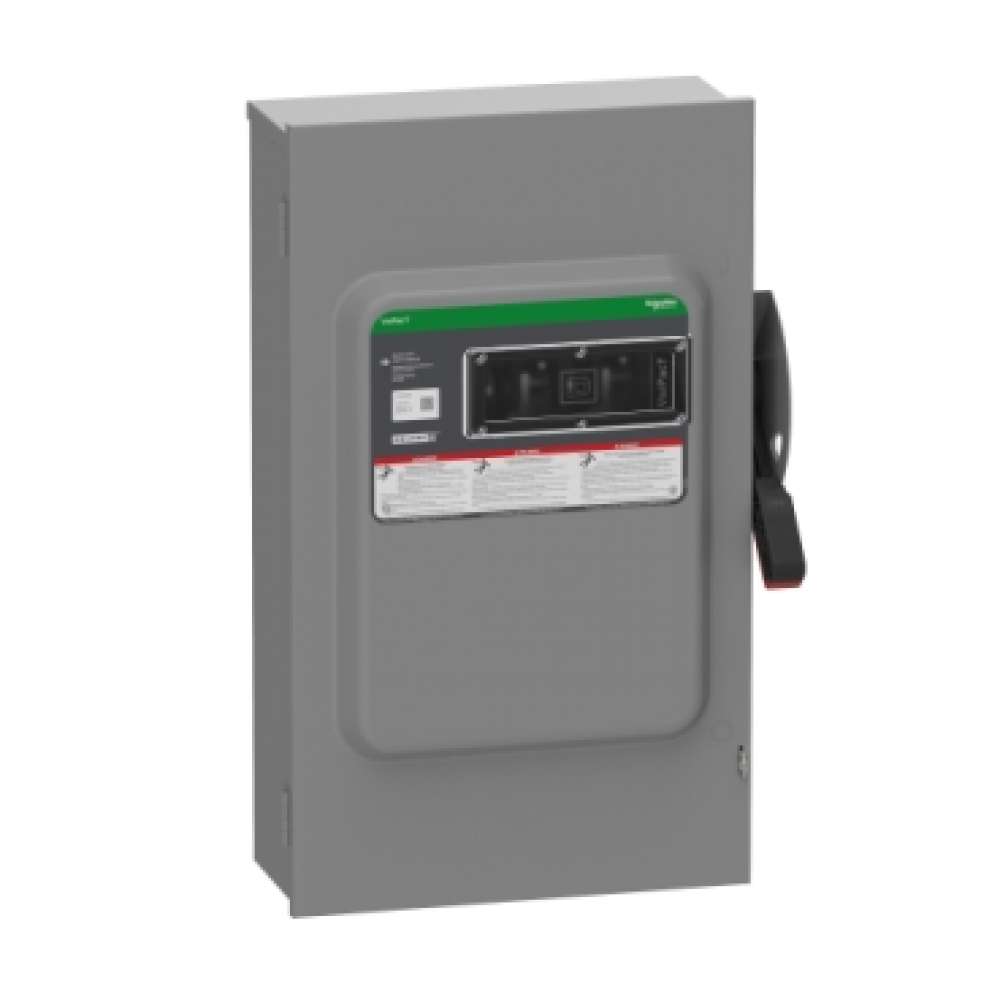 Buy SCHNEIDER ELECTRIC, SAFETY SWITCH, HEAVY DUTY, TYPE 3R, 600V AC/DC