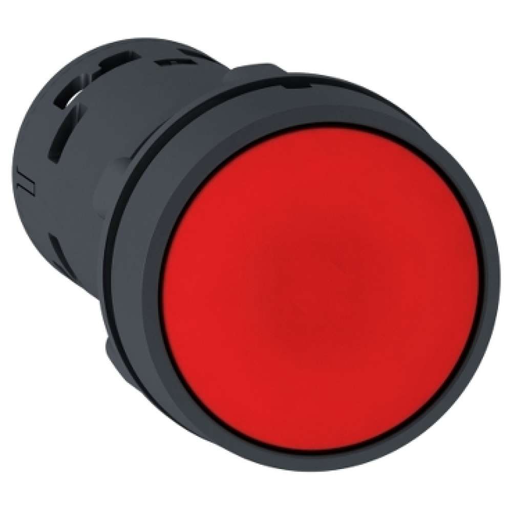 Buy SCHNEIDER ELECTRIC, PUSH BUTTON, RED, 22mm, SPRING RETURN, 1NC, IP65, XB7NA42