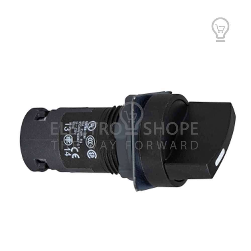 Buy SCHNEIDER ELECTRIC, SELECTOR SWITCH, BLACK, 2 POSITION, 1 NO, IP 54, XB7ED21P