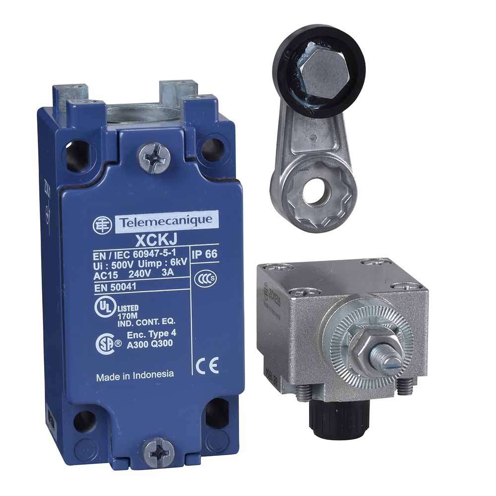 Action Schneider Electric Avis Schneider Electric Limit Switch XCKJ - Thermoplastic Roller Lever - 1NC