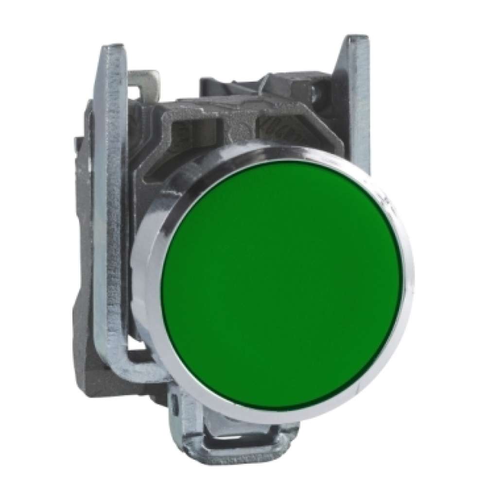 Buy SCHNEIDER ELECTRIC, PUSH BUTTON, GREEN, 22mm, SPRING RETURN, 1NO, IP66, XB4BA31