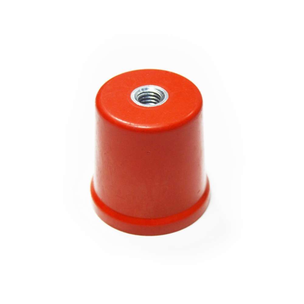 PEX CONICAL INSULATOR 25H, M6, DMC RED MS INSERT, PROC-625 -Get
