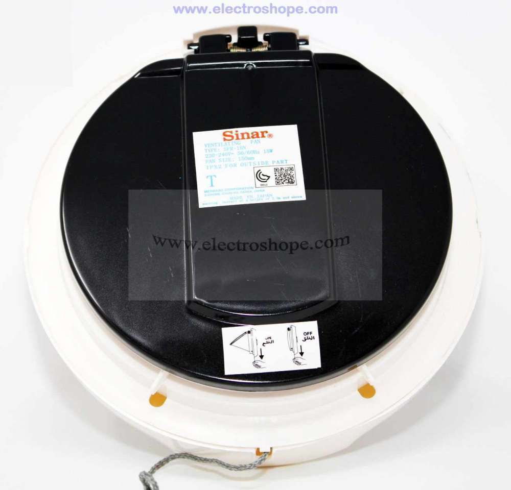 SINAR Exhaust Fan Glass Mounted Round 15cmm 6 inch SFR15N Get upto 30 off from