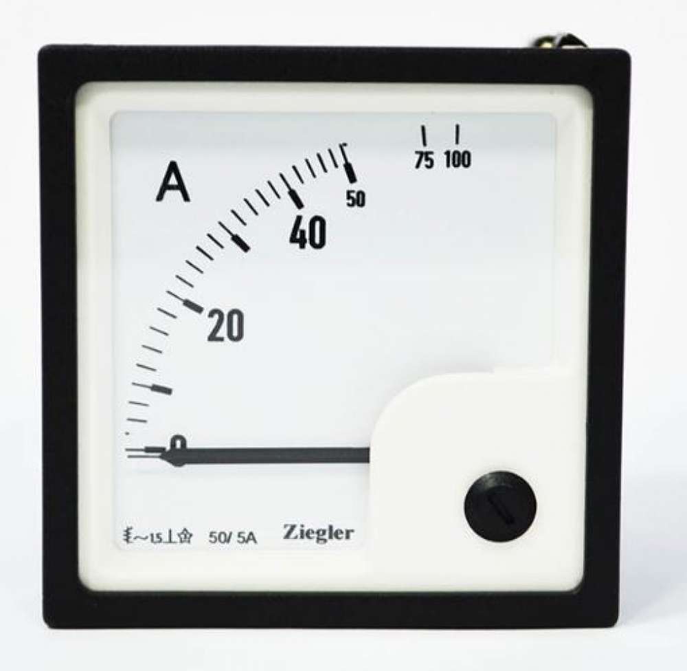 Buy ZIEGLER, AMMETER, 20/5A, 96x96mm, CL1.5, 90DEG, IP52 Buy ZIEGLER, AMMETER, 20/5A, 96x96mm, CL1.5, 90DEG, IP52