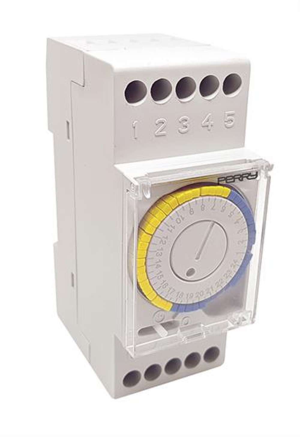 Perry Electric Daily Timer Switch White 2 Module 1IO 0022 Get upto