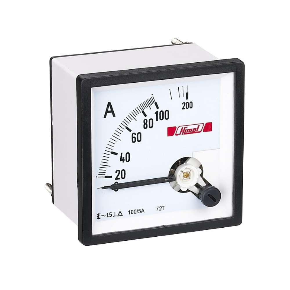 HIMEL H72TA150FHG AMMETER EQ72 100/5A x2 IP52 90DEG CL1.5 PRICE