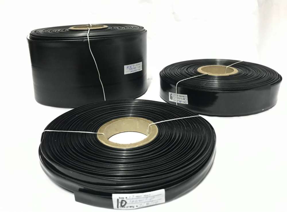 POWERMAT PVC HEAT SHRINKABLE SLEEVE, Thickness 0.17mm , 73mm BLACK