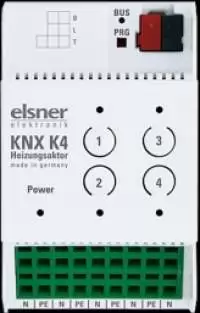 ELSNER KNX HEATING COOLING ACTUATORS 4 OUTPUTS KNX K4 N 70320