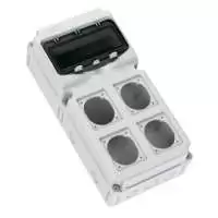 PCE, EMPTY ENCLOSURE, FLEX 10-S4, SURFACE MOUNT, PLASTIC, GREY COLOR, IP66/67, 15851004