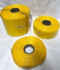 POWERMAT PVC HEAT SHRINKABLE SLEEVE, Thickness 0.17mm , 190mm YELLOW, PMTHS-100190Y