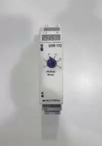 MULTISPAN, UNDER VOLTAGE RELAY, 3 PHASE 4 WIRE, VOLTAGE I/P: 400V AC, 50/60 Hz, TIME RANGE: 5-15 MINS, 1 CHANGE OVER CONTACT, TRIP LEVEL: 75 PERCENT of 400V, UVR 173-02