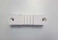 POWERMAT, BUSBAR SUPPORT, 140mm LENGTH, SMC, WHITE, 12P-406/311_WHITE