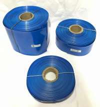 POWERMAT PVC HEAT SHRINKABLE SLEEVE, Thickness 0.17mm , 140mm BLUE, PMTHS-100140B