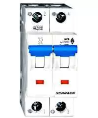 SCHRACK, MINIATURE CIRCUIT BREAKER, MCB, DC, 2P, 32A, C CURVE, BM015232ME