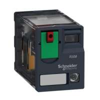 SCHNEIDER ELECTRIC, MINIATURE PLUG IN RELAY, 6A, CONTACTS 4 C/O, COIL VOLTAGE 230V AC, 50/60 Hz, RXM4AB2P7