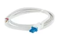 STEGO, FEMALE CONNECTOR WITH OPEN END CABLE FOR STEGO LAMP LED 025, INPUT POWER DC 24-48V, LENGTH 2M, BLUE CONNECTOR, WHITE CABLE, VDE+UL APPROVAL, 244361