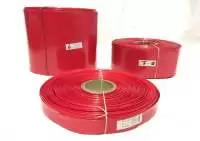 POWERMAT PVC HEAT SHRINKABLE SLEEVE  Thickness 0.17mm , 41mm RED