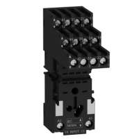 SCHNEIDER ELECTRIC, PLUG IN RELAY BASE, CONTACTS 4 C/O, DIN RAIL MOUNT, IP 20, RXZE2S114M