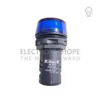 HIMEL, LED INDICATION LAMP, 230V AC, BLUE, 22mm, IP 65, HLD1122C41N8