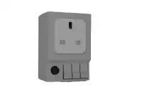 STEGO, ELECTRICAL SOCKET, SD 035, DIN RAIL, 250V AC, 6.3 A, WITH FUSE, UK/IRLAND STANDARD, IP 20, 03503.0-00