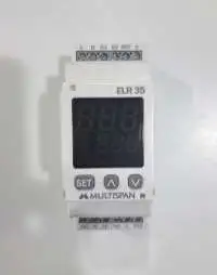 MULTISPAN, EARTH LEAKAGE RELAY, DIGITAL, LED, CURRENT I/P: 30mA-30A, TIME DELAY: 0-9.99 SECOND, RELAY CONTACTS: 1 CO+1NO, AUXILIARY SUPPLY: 100-270V AC/DC, ELR 35-E3-00
