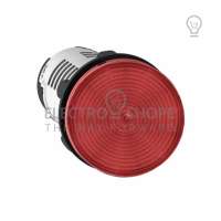 SCHNEIDER ELECTRIC, LED INDICATION LAMP, 230-240V AC, RED, 22 mm, IP 65, XB7EV04MP 