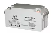 SAITE, VRLA AGM BATTERY, VOLTAGE 12V, CAPACITY_10HR 65AH, STANDARD TERMINAL T11, BT-HSE-65-12 