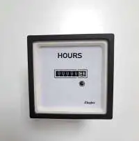 ZIEGLER, HOUR RUN METER, SUPPLY VOLTAGE: 100-125V AC, 60 Hz, 72x72MM, ETM 72_100-125V AC