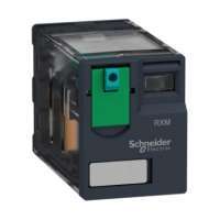SCHNEIDER ELECTRIC, MINIATURE PLUG IN RELAY, 6A, CONTACTS 4 C/O, COIL VOLTAGE 12V DC, RXM4AB1JD