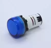 SIEMENS, COMPACT PILOT LED LIGHT, 22mm, PLASTIC, 24V AC/DC, BLUE, 3SB6213-6AA50-1AA0