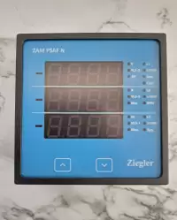 ZIEGLER, POWER MONITORING METER, I/P: 500V L-L, 5A/1A, 50/60 Hz, AUXILIARY SUPPLY: 60-300V AC/DC, ZAM PSAF N