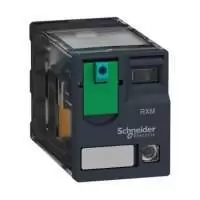 SCHNEIDER ELECTRIC, MINIATURE PLUG IN RELAY, 6A, CONTACTS 4 C/O, COIL VOLTAGE 24V DC, RXM4AB2BD