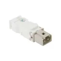 STEGO, MALE CONNECTOR, AC, FOR DOOR SWITCH, GREY COLOR, VDE+UL, 264090