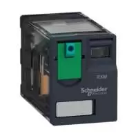 SCHNEIDER ELECTRIC, MINIATURE PLUG IN RELAY, 6A, CONTACTS 4 C/O, COIL VOLTAGE 24V DC, RXM4AB1BD