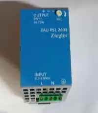 ZIEGLER DC POWER SUPPLY, 1 PHASE, I/P:115/230V, O/P: 24V DC, 2A AT 115V AND 3A AT 230V, PS1 2403, FLEX6024A