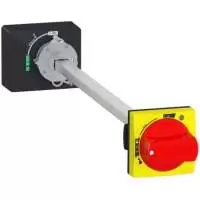 SCHNEIDER ELECTRIC, TeSys GV4, EXTENDED ROTARY HANDLE RED, MARKING OFF - TRIP - ON, IP54, GV4APN02 