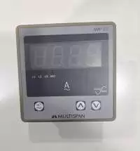 MULTISPAN, 3 PHASE AMMETER, AC, 101x101mm, CURRENT I/P: 1A/5A, CLASS 0.5, AUXILIARY SUPPLY: 100-270V AC/DC, 50/60 Hz, AMP 13-E3-00