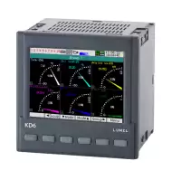 LUMEL, SCREEN RECORDER, TEMPERATURE/VOLTAGE/CURRENT/RESISTANCE MEASUREMENT, PROGAMMABLE MEASURING INPUTS 4 SLOT X AND 4 SLOT Y, SUPPLY VOLTAGE 85-253V AC / 90-300V DC, IP 65, KD6 44100M0
