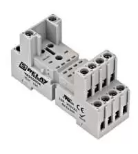 SCHRACK, SOCKET FOR RS/PT5 RELAYS, SCREW TYPE TERMINALS 14-POLE, 10A, YRS50004