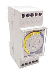Perry Electric -  Daily Timer Switch White 2 Module 1IO 0022