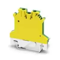 PHOENIX CONTACT, USLKG 2,5 N, PROTECTIVE CONDUCTOR TERMINAL BLOCK, COLOR: GREEN-YELLOW, NOMINAL CROSS SECTION:2.5 mm2, 0441119