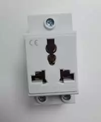 ELECTRICAL UNIVERSAL SOCKET, DIN RAIL MOUNT, 10-16A, 250V AC, AC30
