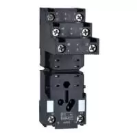 SCHNEIDER ELECTRIC, PLUG IN RELAY BASE, CONTACTS 2 C/O, DIN RAIL MOUNT, IP 20, RXZE2S108M