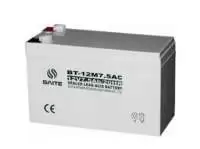 SAITE, VRLA AGM BATTERY, VOLTAGE 12V, CAPACITY_20HR 7.5AH, STANDARD TERMINAL F01/F02, BT-12M7.5AC