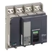SCHNEIDER ELECTRIC, MCCB, Compact, NS1600N, Micrologic 2.0, 4P, 1600A, 30kA, 690V AC, 50/60 Hz, 33484