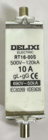 DELIXI NH00 FUSE LINK RT16-00C 10A