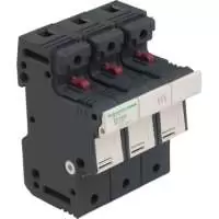 SCHNEIDER ELECTRIC, FUSE CARRIER, 3P, 50A, 690V AC/DC, FUSE SIZE 14 x 51 mm, IP 20, DF143C