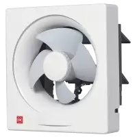 KDK Exhaust Fan Wall Mounted Square 15cm 6 inch Automatic Shutter - 15AAQ1
